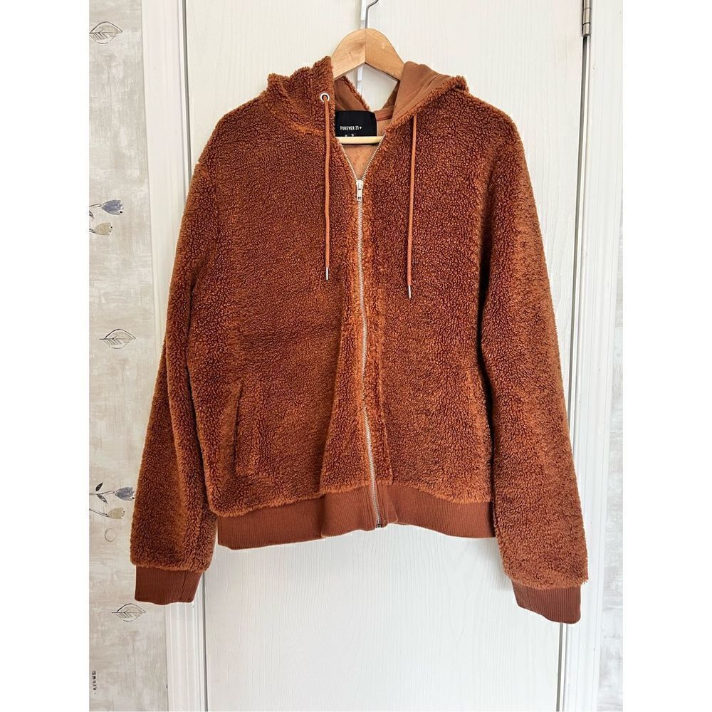 Forever 21 + Fleece zip up Jacket